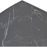 Стол БАЛД (BALDE)120 цвет ЧЕРНЫЙ МРАМОР МАТОВЫЙ (MATT BLACK MARBLE SOLID CERAMIC)/ ЧЕРНЫЙ, ®DISAUR
