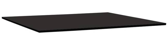 Столешница прямоугольная Solid Compact 1390x790 черный 1390х790х12 мм