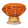 Кресло-качалка Папасан/Papasan (W 23/01 B) /с подушкой/ 115х78х104см, медовый, ткань оранжевый, с 23 Honey (мед) Кресло-качалка Папасан/Papasan (W 23/01 B) /с подушкой/ 115х78х104см, медовый, ткань оранжевый, с 23 Honey (мед)
