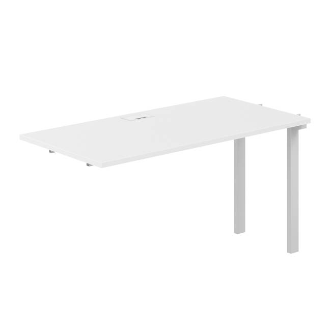 SG.262.WH.63.WH / Секция рабочей станции s-b-s 1200х700х750 / профиль: 60х30 белый; столешница: белый