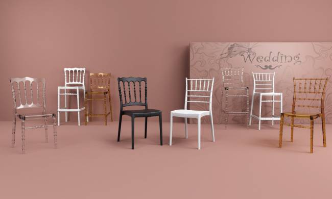 Стул прозрачный Chiavari прозрачный 450х510х910 мм Стул прозрачный Chiavari прозрачный 450х510х910 мм