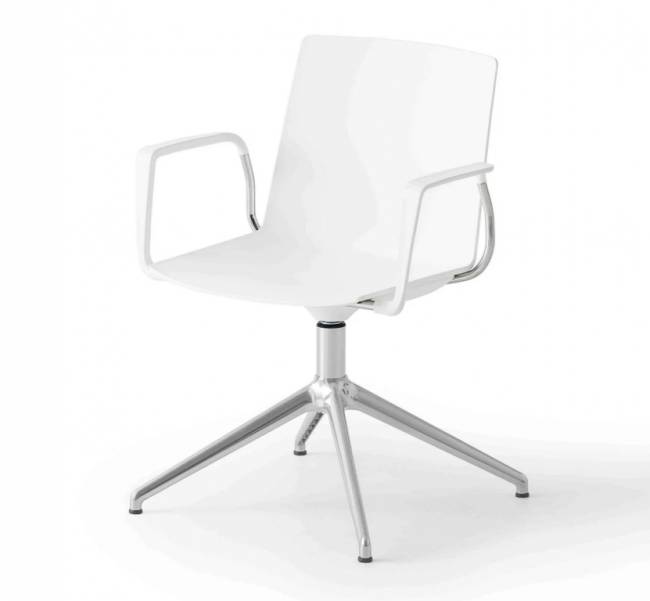 Кресло офисное пластиковое Jubel L BR 585х500х830-920 мм