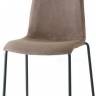 Стул пластиковый с обивкой Scab Design, Mannequin Pop антрацит, коричневый Стул пластиковый с обивкой Scab Design, Mannequin Pop антрацит, коричневый