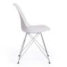 Стул Тулип Айрон Чаир/Tulip Iron Chair (мод.EC-123)/1 шт. в упаковке металл/пластик, 54,5*48*83,5см, white (белый) white (белый) металл/пластик