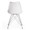 Стул Тулип Айрон Чаир/Tulip Iron Chair (мод.EC-123)/1 шт. в упаковке металл/пластик, 54,5*48*83,5см, white (белый) white (белый) металл/пластик