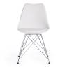 Стул Тулип Айрон Чаир/Tulip Iron Chair (мод.EC-123)/1 шт. в упаковке металл/пластик, 54,5*48*83,5см, white (белый) white (белый) металл/пластик