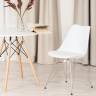 Стул Тулип Айрон Чаир/Tulip Iron Chair (мод.EC-123)/1 шт. в упаковке металл/пластик, 54,5*48*83,5см, white (белый) white (белый) металл/пластик