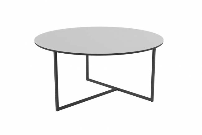 Стол журнальный "Маджоре Glass", белая Lacobel