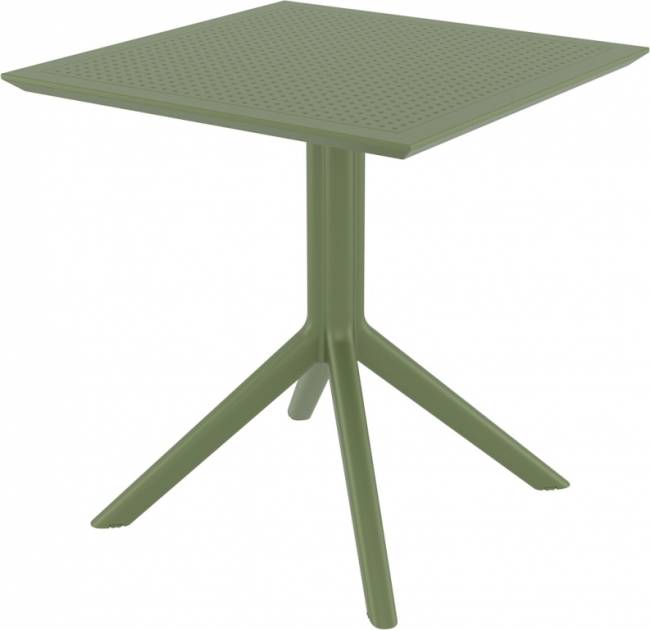 Стол пластиковый Sky Table 70 оливковый 700х700х740 мм Стол пластиковый Sky Table 70 оливковый 700х700х740 мм