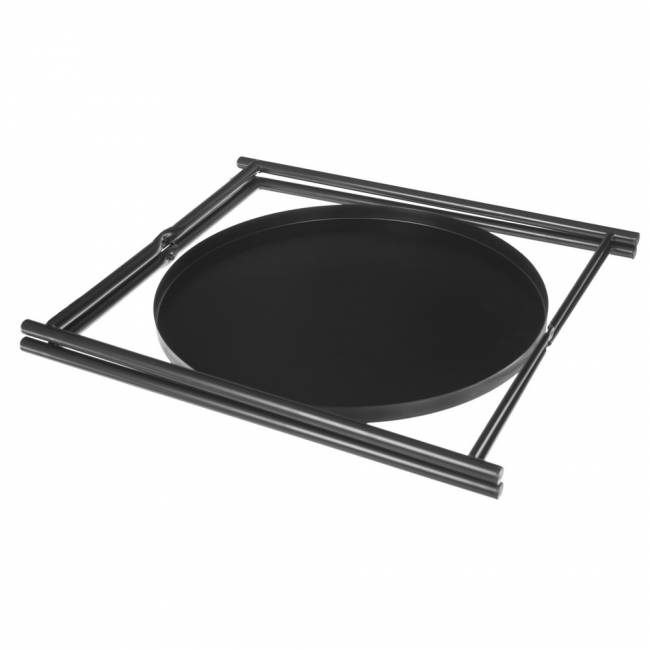 Кофейный столик Moon 45x51см, чёрный Кофейный столик Moon 45x51см, чёрный