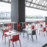 Стул пластиковый барный Spyker Stool серый 475х460х1025 мм