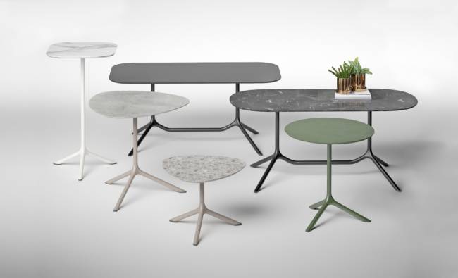 Столешница круглая Compact Laminate для подстолья Nemo, Domino, Tiffany, Cross антрацит Ø700х10 мм