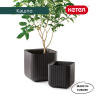 Кашпо Куб L (Keter сube planter L) коричневый