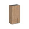 OL-20-15.GN.GN.GN.L / Шкаф 950x550x1520, левый / корпус: гикори натуральный, фасады: гикори натуральный