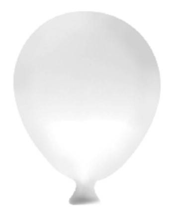 Светильник пластиковый подвесной Balloon 20 белый Ø170х220 мм