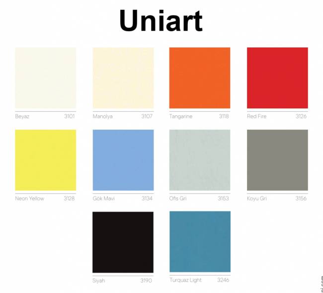 Столешница прямоугольная Werzalit Uniart темно-серый 700х1100х20.5 мм