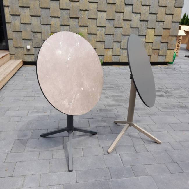 Столешница круглая Solid Compact Ø1190 антрацит Ø1190х12 мм