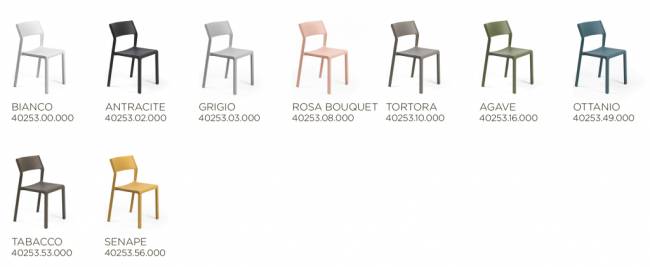 Стул пластиковый Trill Bistrot горчичный 500х515х825 мм Стул пластиковый Trill Bistrot горчичный 500х515х825 мм