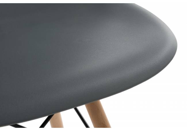 Стул деревянный Eames PC-015 grey