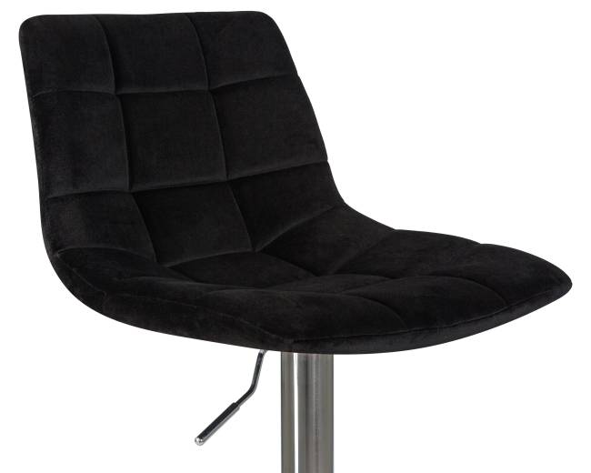 Стул барный DOBRIN TAILOR, черный велюр (MJ9-101)