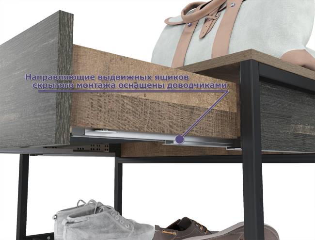 Трувор прихожая № 212 есть зеркало цвет дуб гранж песочный/интра