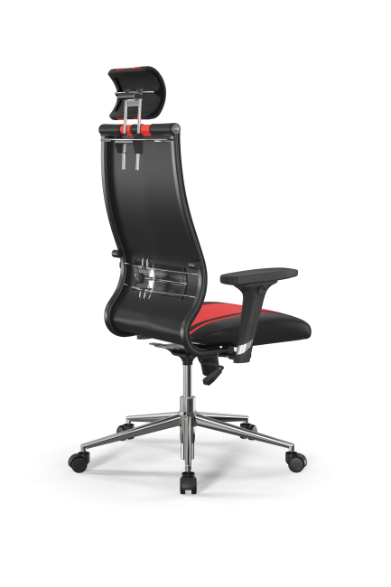 Кресло Sit 10 B2-187D - Extra /Kb40/Wh40/D02P/H3mL-G-2D(M09.B23.G18.W01), черный-красный