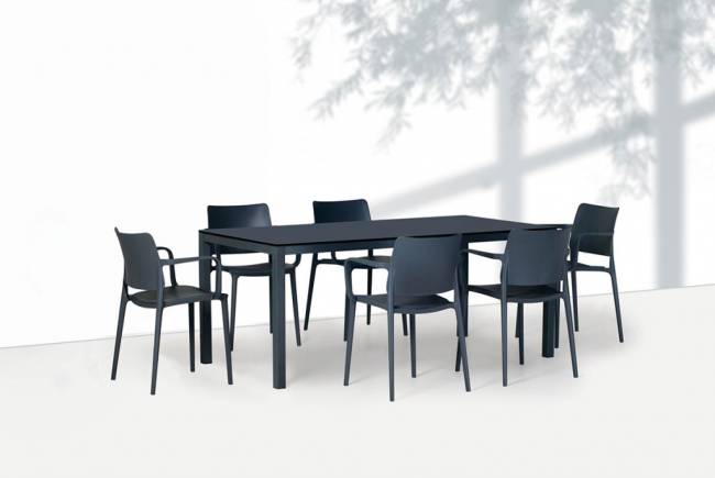 Столешница прямоугольная Solid Compact 1190x690 черное дерево 1190х690х12 мм