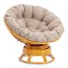 Кресло-качалка Папасан/Papasan (W 23/01 B) /с подушкой/ 115х78х104см, медовый, подушка рогожка, меланж Honey (мед) Кресло-качалка Папасан/Papasan (W 23/01 B) /с подушкой/ 115х78х104см, медовый, подушка рогожка, меланж Honey (мед)