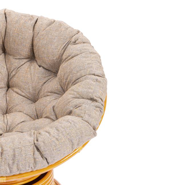 Кресло-качалка Папасан/Papasan (W 23/01 B) /с подушкой/ 115х78х104см, медовый, подушка рогожка, меланж Honey (мед) Кресло-качалка Папасан/Papasan (W 23/01 B) /с подушкой/ 115х78х104см, медовый, подушка рогожка, меланж Honey (мед)