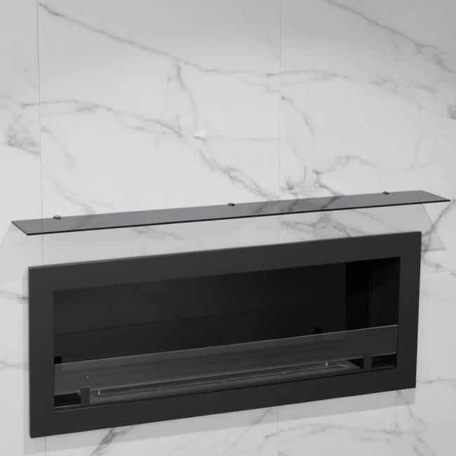 Стеклянная полка для биокамина Gray  1500