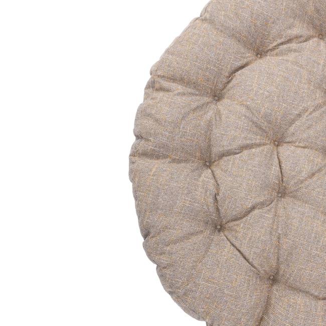 Кресло-качалка Папасан/Papasan (W 23/01 B) /с подушкой/ 115х78х104см, пекан орех, подушка рогожка, меланж Pecan (орех)