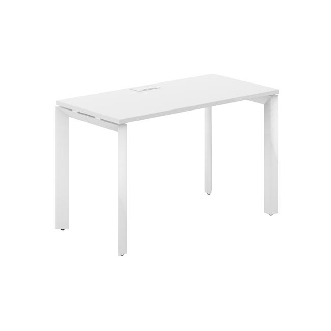 PR.201.WH.P59.WH / Стол 1200х600х750 / профиль: 59х59 белый; столешница: белый