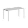 SG.204.WH.63.WH / Стол 1200х700х750 / профиль: 60х30 белый; столешница: белый