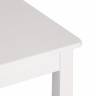 Стол Мосс/Moss раздвижной бук, МДФ, белый,110-140х68х75см white (белый) бук, мдф