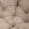 Кресло Папасан/Papasan (23/01 W) /с подушкой и ремешками/ 115х101х104см, медовый, подушка рогожка, меланж Honey (мед)