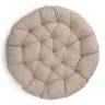 Кресло Папасан/Papasan (23/01 W) /с подушкой и ремешками/ 115х101х104см, медовый, подушка рогожка, меланж Honey (мед)