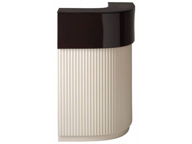 Стойка пластиковая барная светящаяся Cordiale Corner Art Deco Lighting ванильный, коричневый 700х700х1100 мм