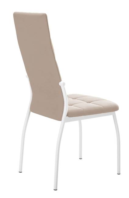 Стул DikLine ГАЛС-М каркас белый/ B03 BEIGE Стул DikLine ГАЛС-М каркас белый/ B03 BEIGE
