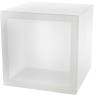 Куб открытый пластиковый светящийся Open Cube 45 Lighting LED белый 430х430х430 мм