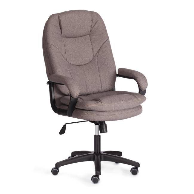 Кресло Комфорт Лт/Comfort Lt (22) ткань рогожка Nice, мокко (серо-бежевая) бежевый ткань рогожка Nice