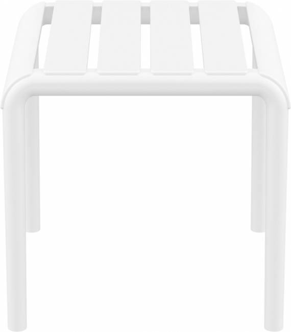 Столик пластиковый журнальный Paris Side Table белый 420х410х400 мм