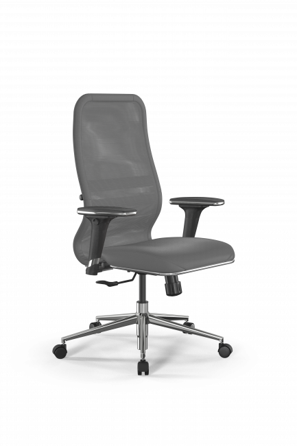 Кресло SynchroSit 8 B2-25D - X2+Extra /Uhp42/Wm12/D32P/H3mL-2D(M20.B23.G18.W02), серый