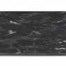 Столешница овальная Compact Laminate для подстолья Tripe Double черный мрамор Имперо 1600х700х12 мм
