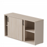 Шкаф-купе низкий Everprof EVO 1374х385х755 Кашемир/Дуб Соната Шкаф-купе низкий Everprof EVO 1374х385х755 Кашемир/Дуб Соната