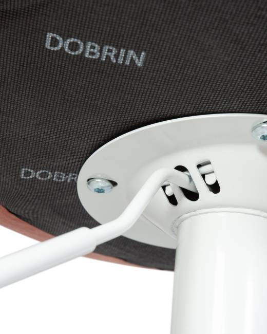 Набор 2 шт Стул барный DOBRIN TAILOR WHITE, пудрово-розовый велюр (MJ9-32)