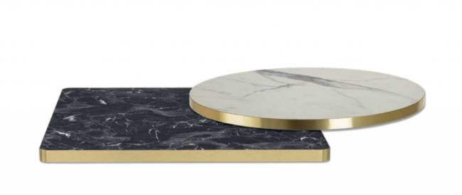 Столешница круглая Laminate для подстолья Tiffany белый мрамор Каррара Ø600х30 мм Столешница круглая Laminate для подстолья Tiffany белый мрамор Каррара Ø600х30 мм