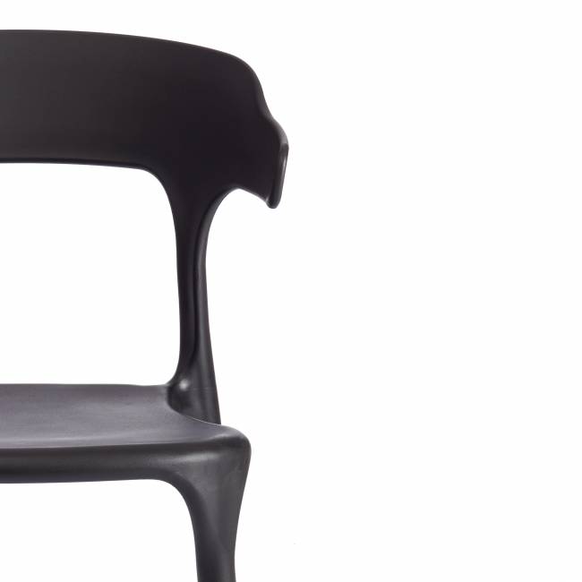 Стул Тон/Ton (мод.PC33) пластик, 49х52х74см, черный  (Комплект из 4 шт.) Black (черный) 05 пластик