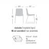 Стул пластиковый Colorfive ST 430х510х810 мм Стул пластиковый Colorfive ST 430х510х810 мм
