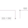 Стол деревянный раздвижной Top антрацит, натуральный 2220-2920х1000х750 мм Стол деревянный раздвижной Top антрацит, натуральный 2220-2920х1000х750 мм