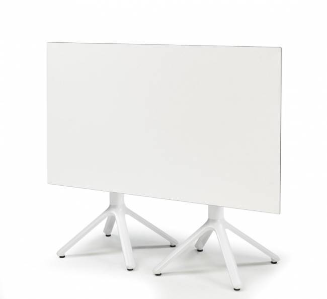 Столешница прямоугольная Compact Laminate для подстолья Nemo Double белый 1400х800х12 мм